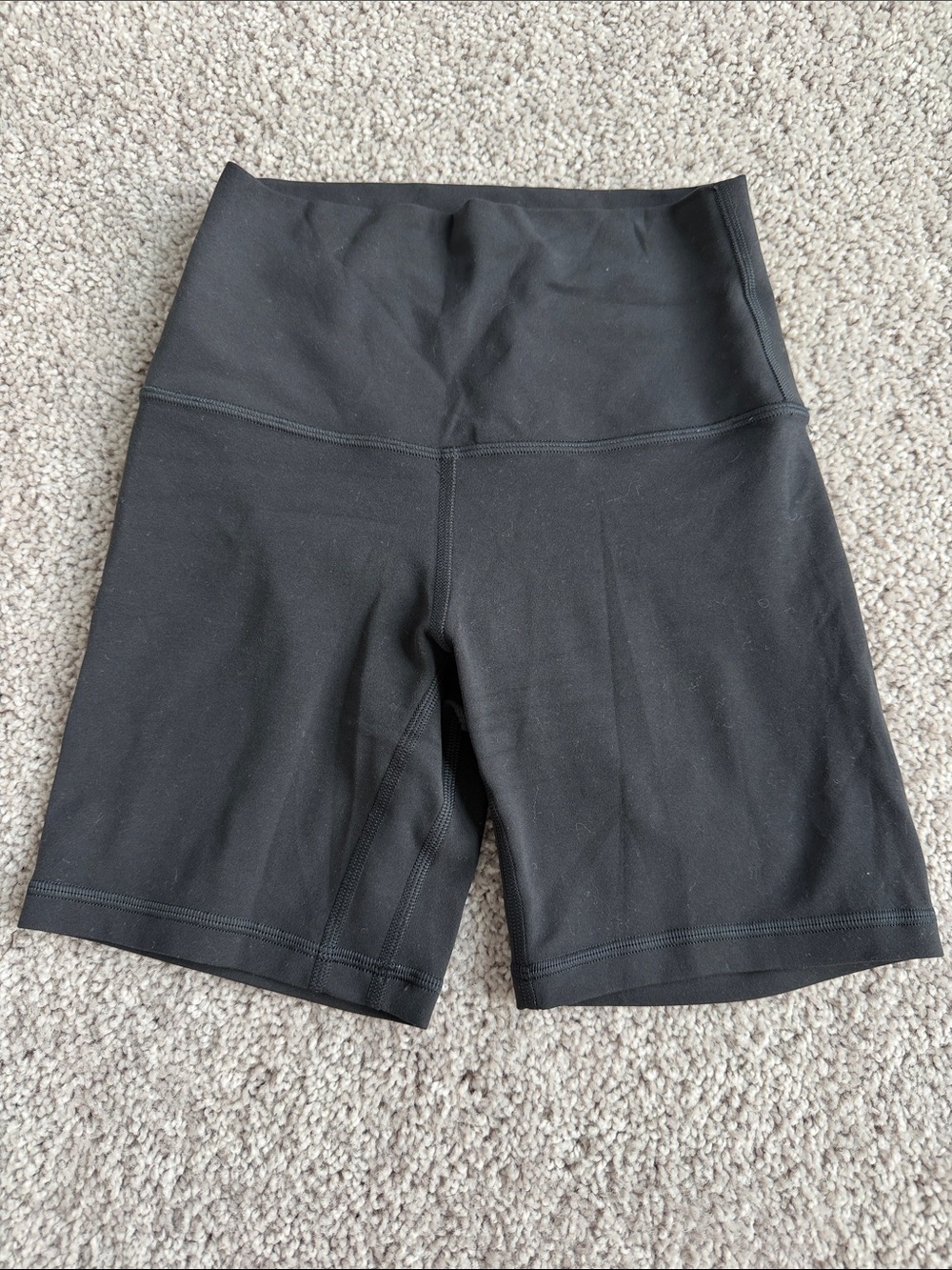 lululemon athletica Black High-Rise Bike Shorts
